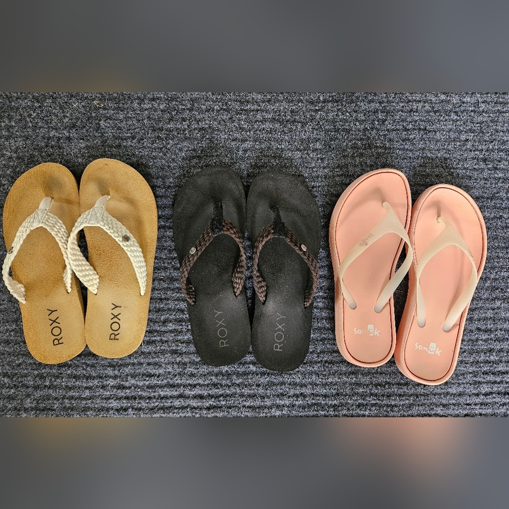 Lot of 3 sandals